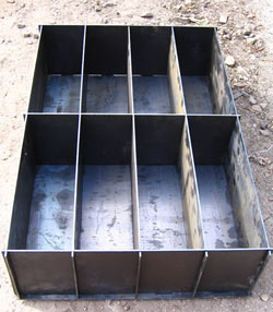 Форма для заливки блоков из полистиролбетона - пеноблоков
