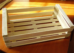 Ящик: готовые изделия из лущеного шпона
