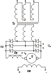 Система тиристорный преобразователь – двигатель (ТП – Д)
