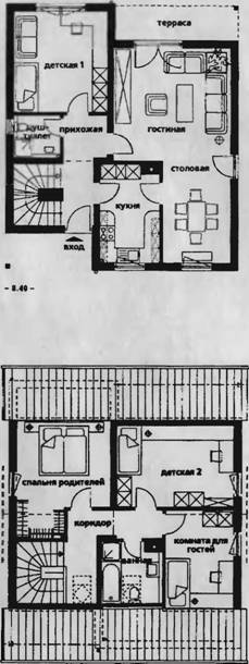 Hebel Haus Vita 116. Дом с различными вариантами планировки