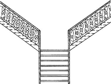 Двухмаршевая лестница с изломом