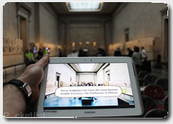 Игра дополненной действительности для планшетов — школьникам, посещающим Английский Музей