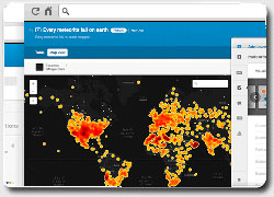 Он-лайн приложение для визуализации картографических данных