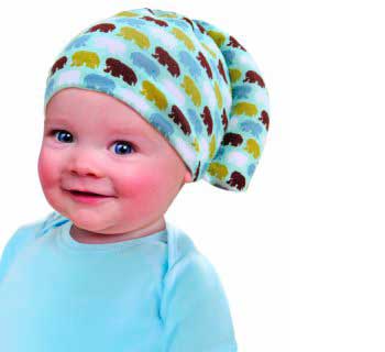 Шапочка-бини для малышей против синдрома плоской головы (плагиоцефалии)