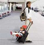 Багажная сумка для родителей с малеханькими детками