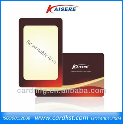 Plastic writable mifare 1k card membership cards