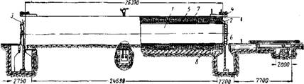 Краткое описание конструкции железобетонных предварительно напряженных автоклавов на 8 и 12 ати