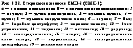 подпись: рис. 3.22. стиральная машина смп-2 (смп-3):
а — с одним двигателем; б — с двумя электродвигателями; / — корпус; 2 — ручка для переноса; 3 — крышка пульта; 4 — пульт; 5 — крышка загрузочного люка; 6 — тормоз; 7 — бак; 8 — барабан центрифуги; 9 — верхняя панель; 10 — блок управления; 11 — подвеска; 12 — активатор; 13 — редуктор; 14 — электродвигатель; 15 — опоры; 16 — электродвигатель акти- затора; 17 — гидроклапан; 18 — электродвигатель центрифуги; 19 — роликовые опоры
