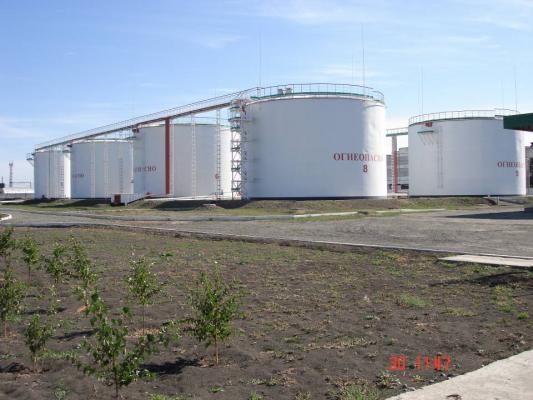 Нефтебаза в Казахстане