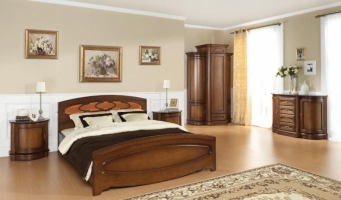 Роскошь, подаренная природой - древесная кровать из массива древесной породы