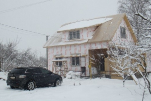 Когда лучше строить дом? Канадский дом - зимой!