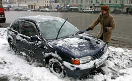 Снегопад в Москве продлится до вторника, 22.11.05