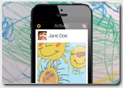 Мобильное приложение для хранения детских рисунков