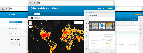 Он-лайн приложение для визуализации картографических данных