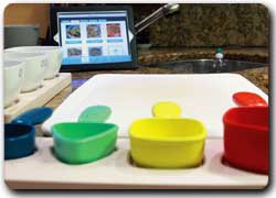 Набор кухонной посуды+мобильное приложение для аутистов
