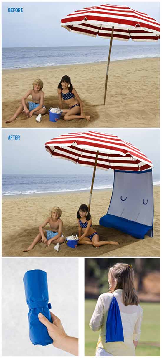 Как заработать на усовершенствовании пляжного зонта
