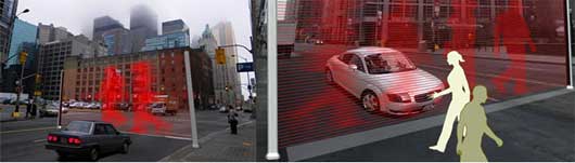 Виртуальные пешеходы заместо светофора
